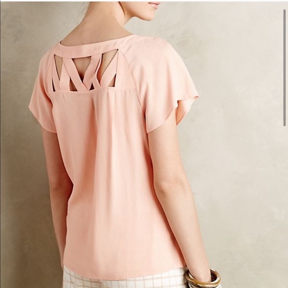 Anthropologie (Maeve) Tri-Cut Top - Picture 2 of 6